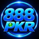888 PKR app logo for identifying the application.