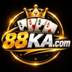 88KA.com app logo featuring a crown, playing cards, and the 88KA.com brand name.